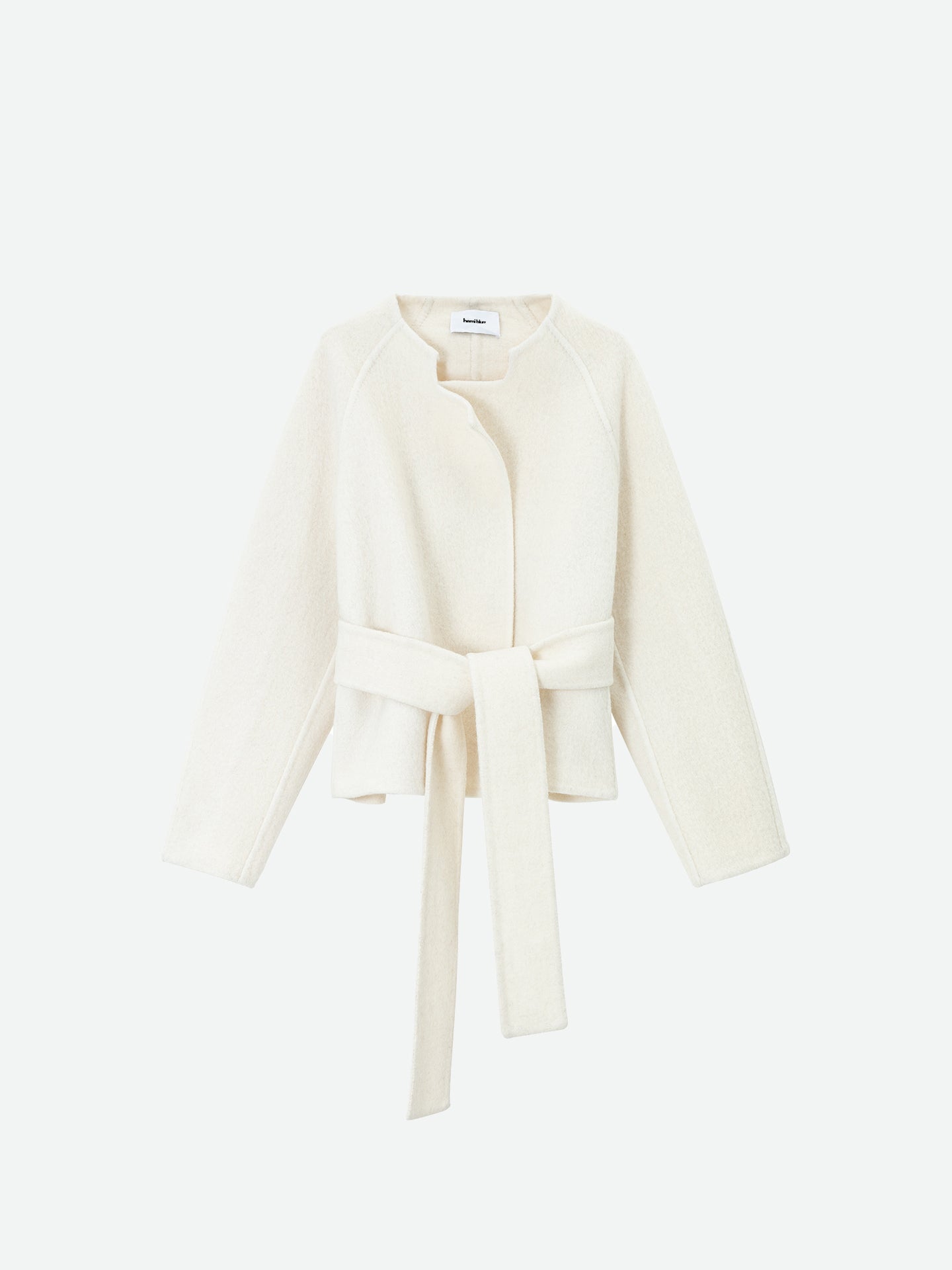 Cadenza Wool Coat - Ivory