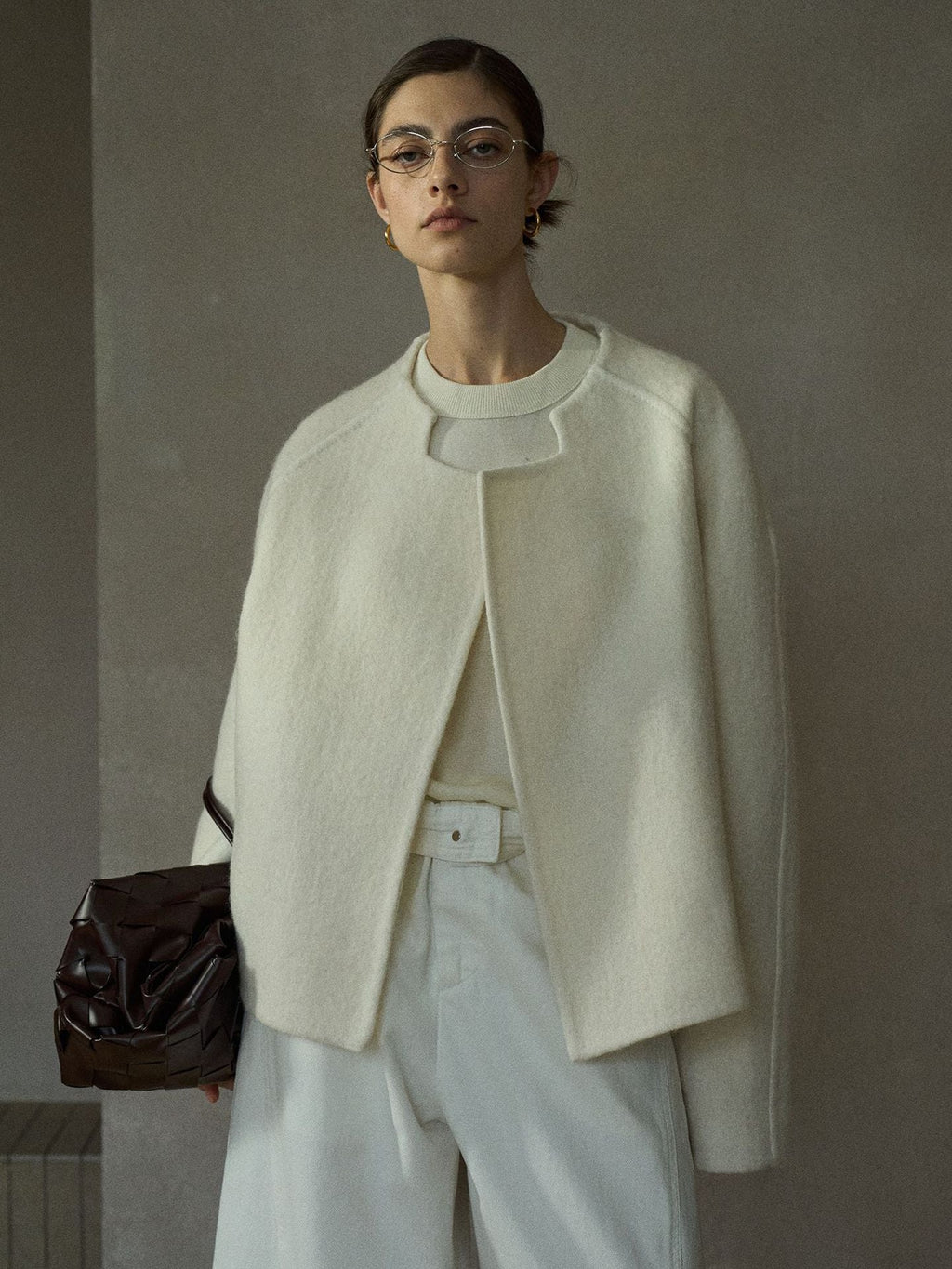 Cadenza Wool Coat - Ivory