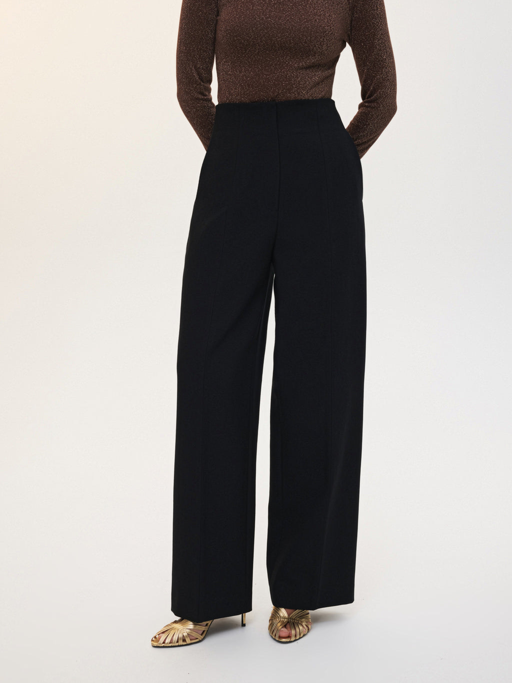 Подчеркивающие брюки с завышенной талией Midnight Time