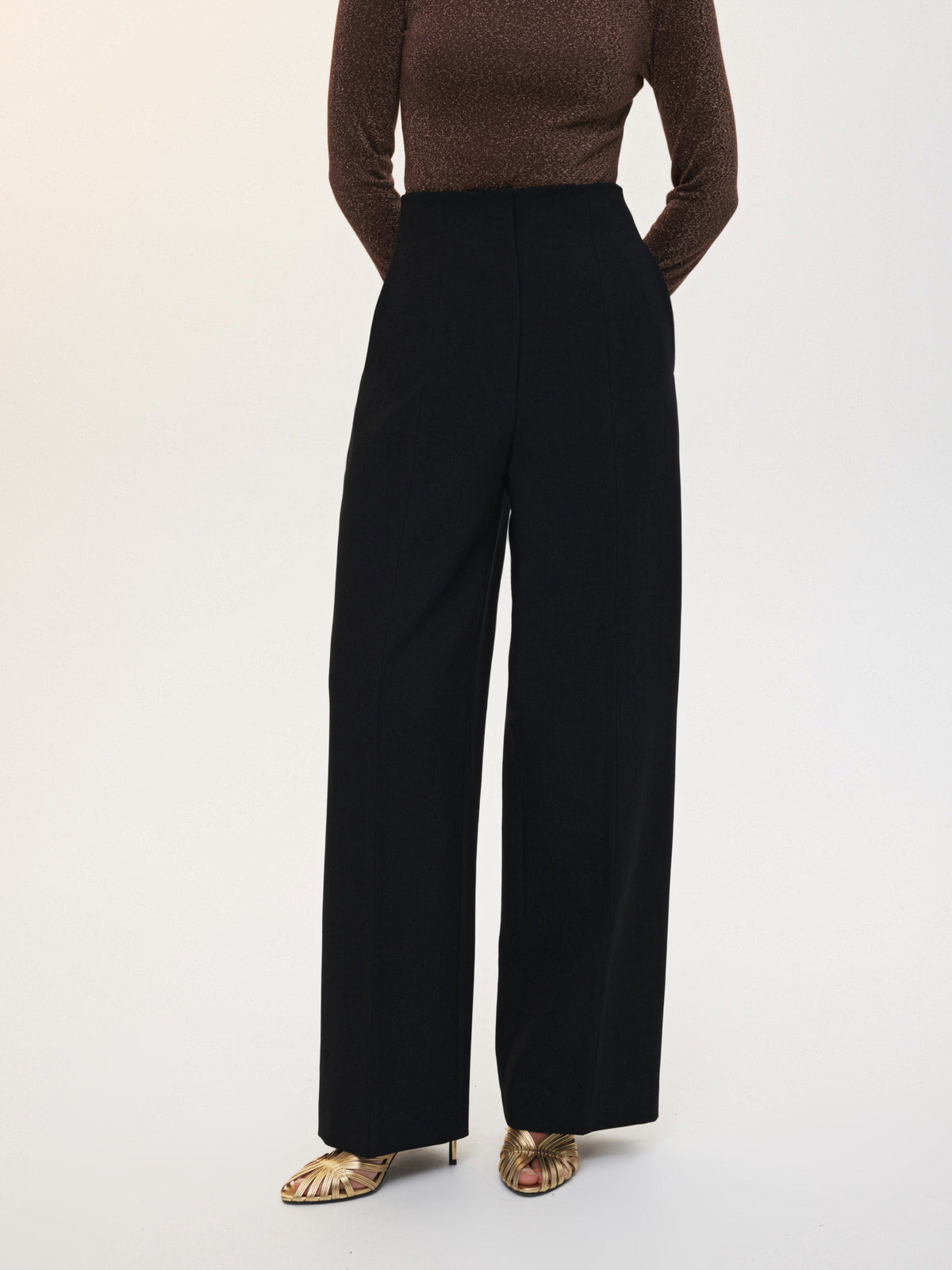 Подчеркивающие брюки с завышенной талией Midnight Time