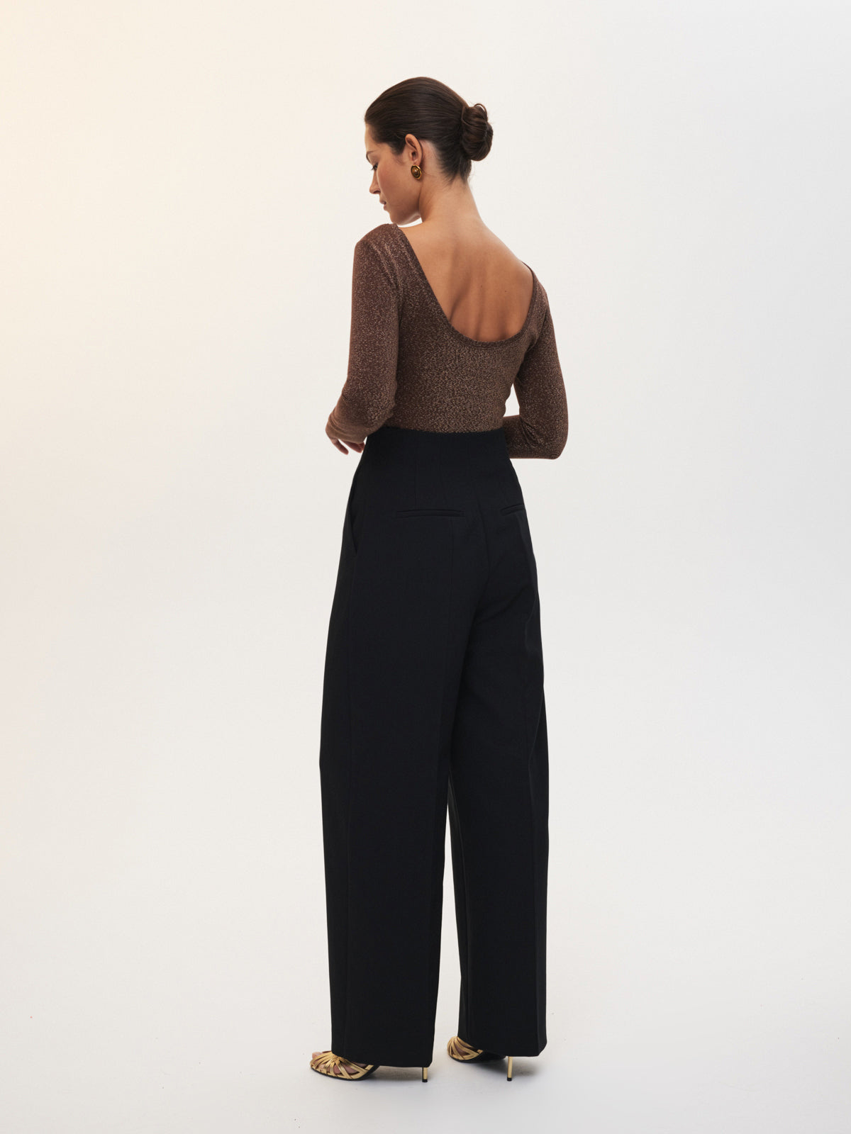 Подчеркивающие брюки с завышенной талией Midnight Time