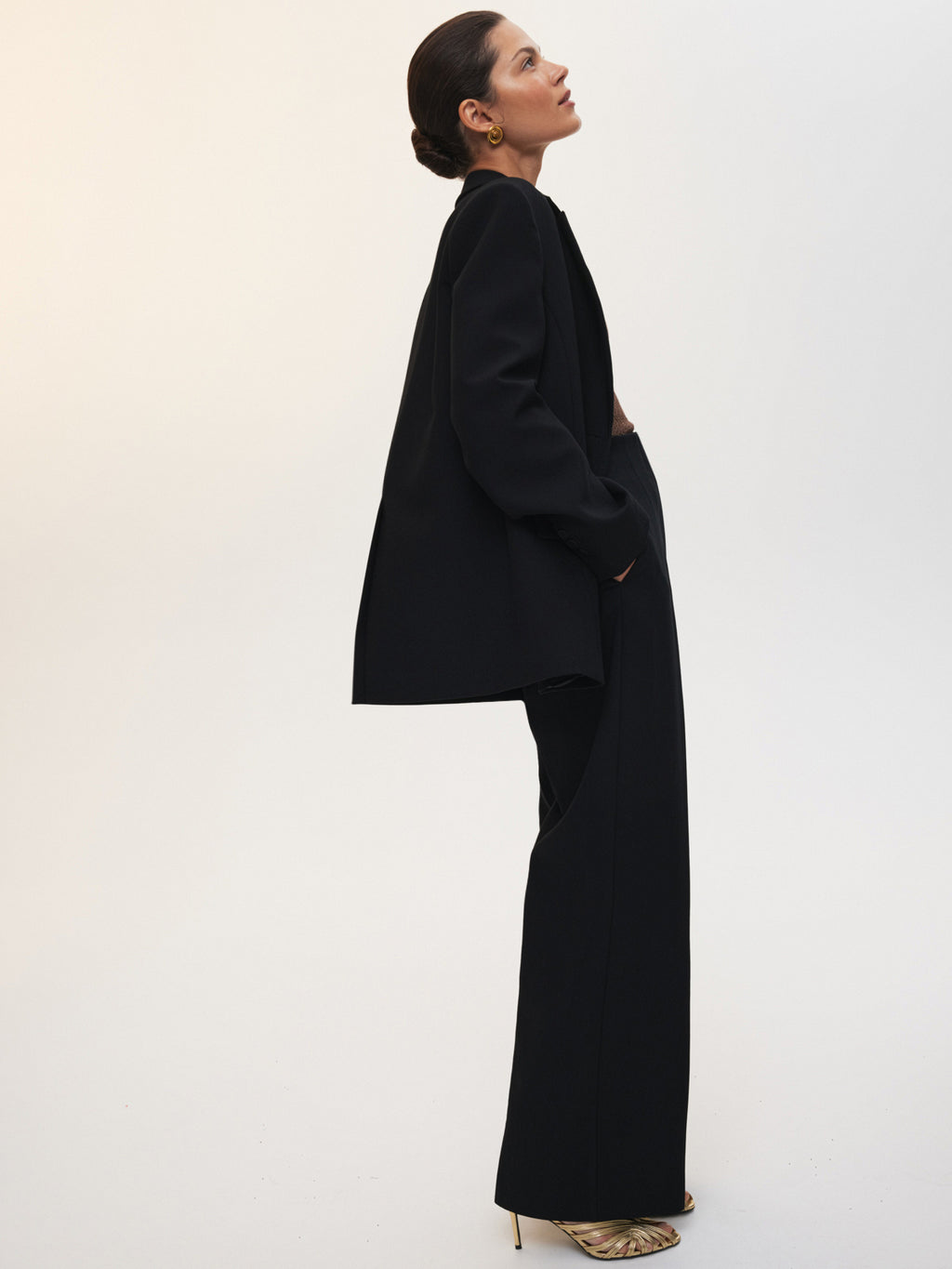 Подчеркивающие брюки с завышенной талией Midnight Time