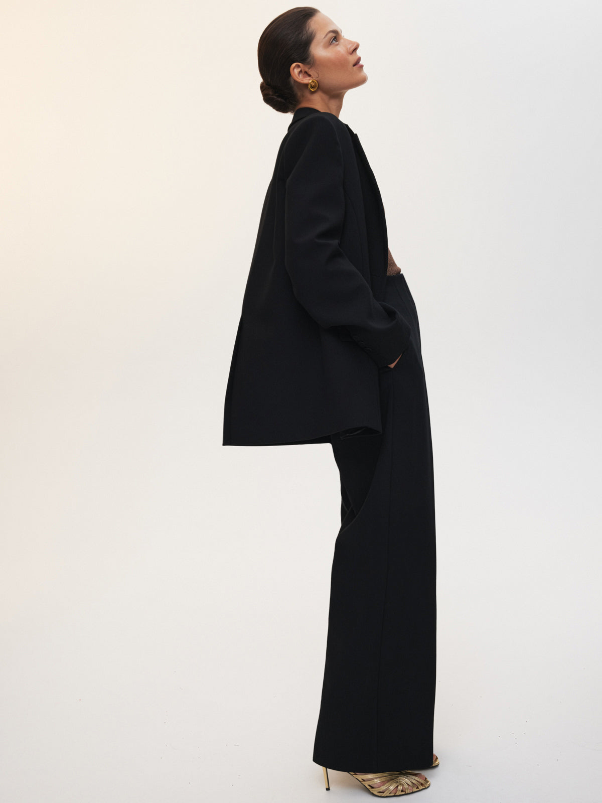 Подчеркивающие брюки с завышенной талией Midnight Time