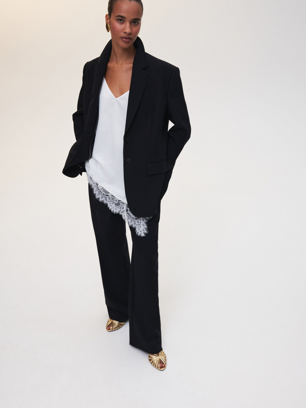 Подчеркивающие брюки с завышенной талией Midnight Time