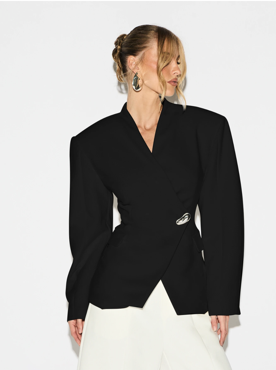 Kelly Structured Blazer - Black