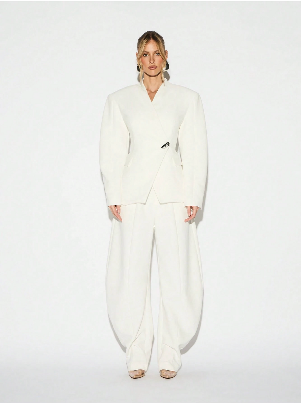 Kelly Structured Blazer - White