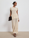 Ada Knit Top & Skirt Set