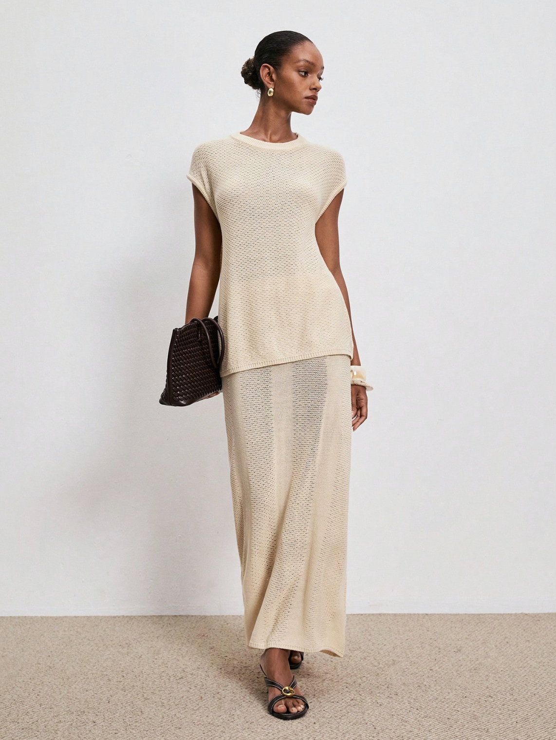 Ada Knit Top & Skirt Set