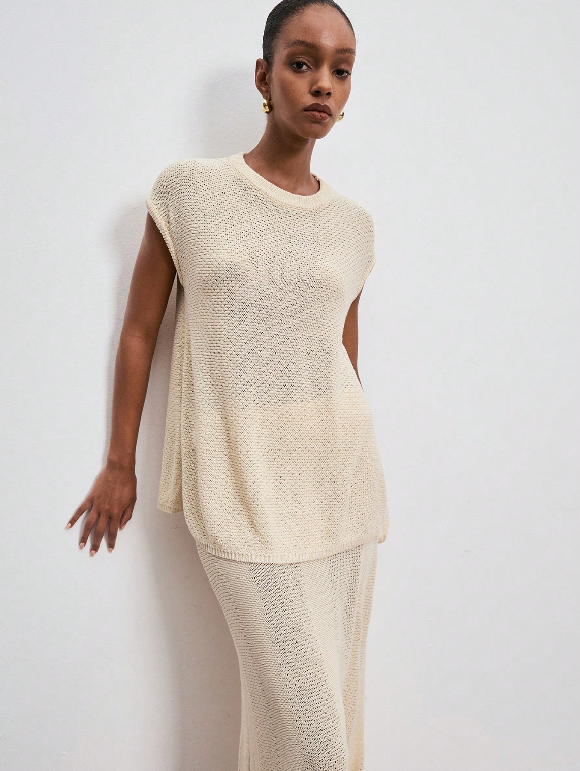 Ada Knit Top & Skirt Set