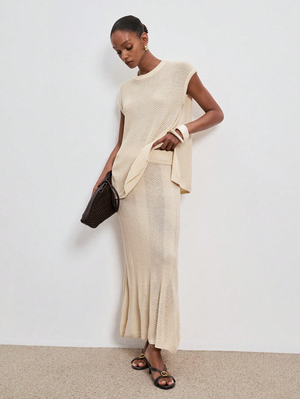 Ada Knit Top & Skirt Set