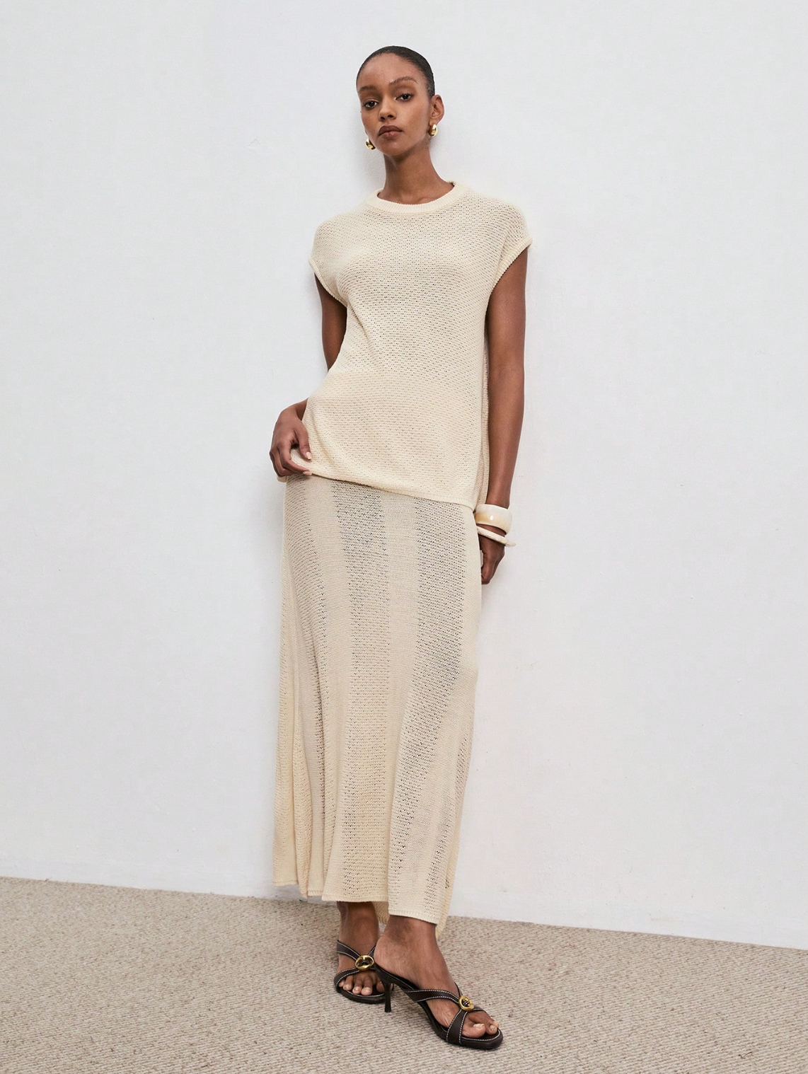 Ada Knit Top & Skirt Set