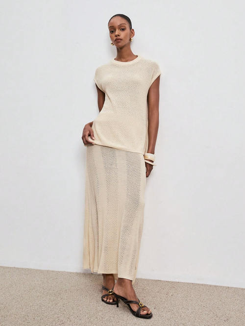 Ada Knit Top & Skirt Set