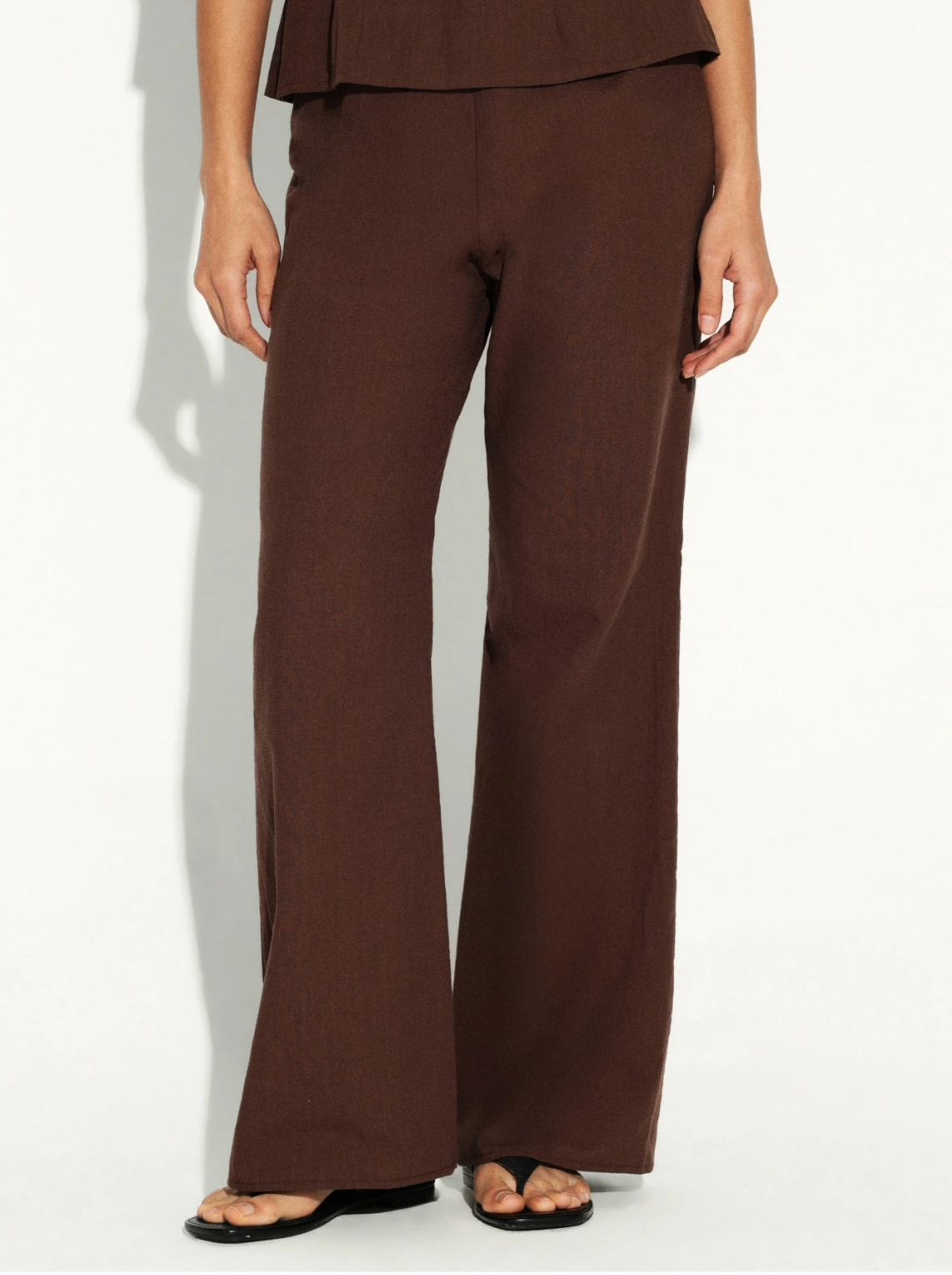 Millie Cotton Wide-Leg Pants