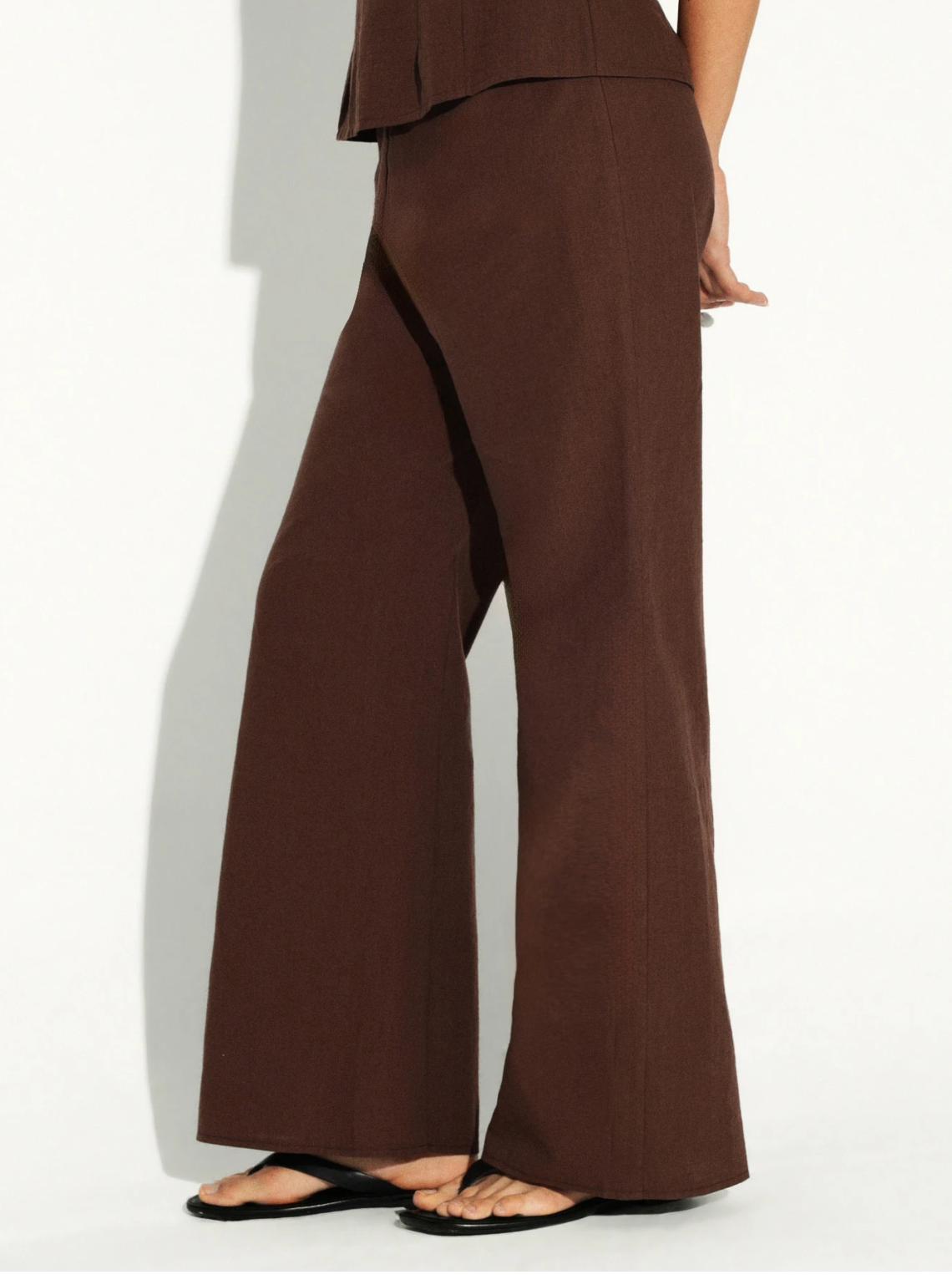 Millie Cotton Wide-Leg Pants