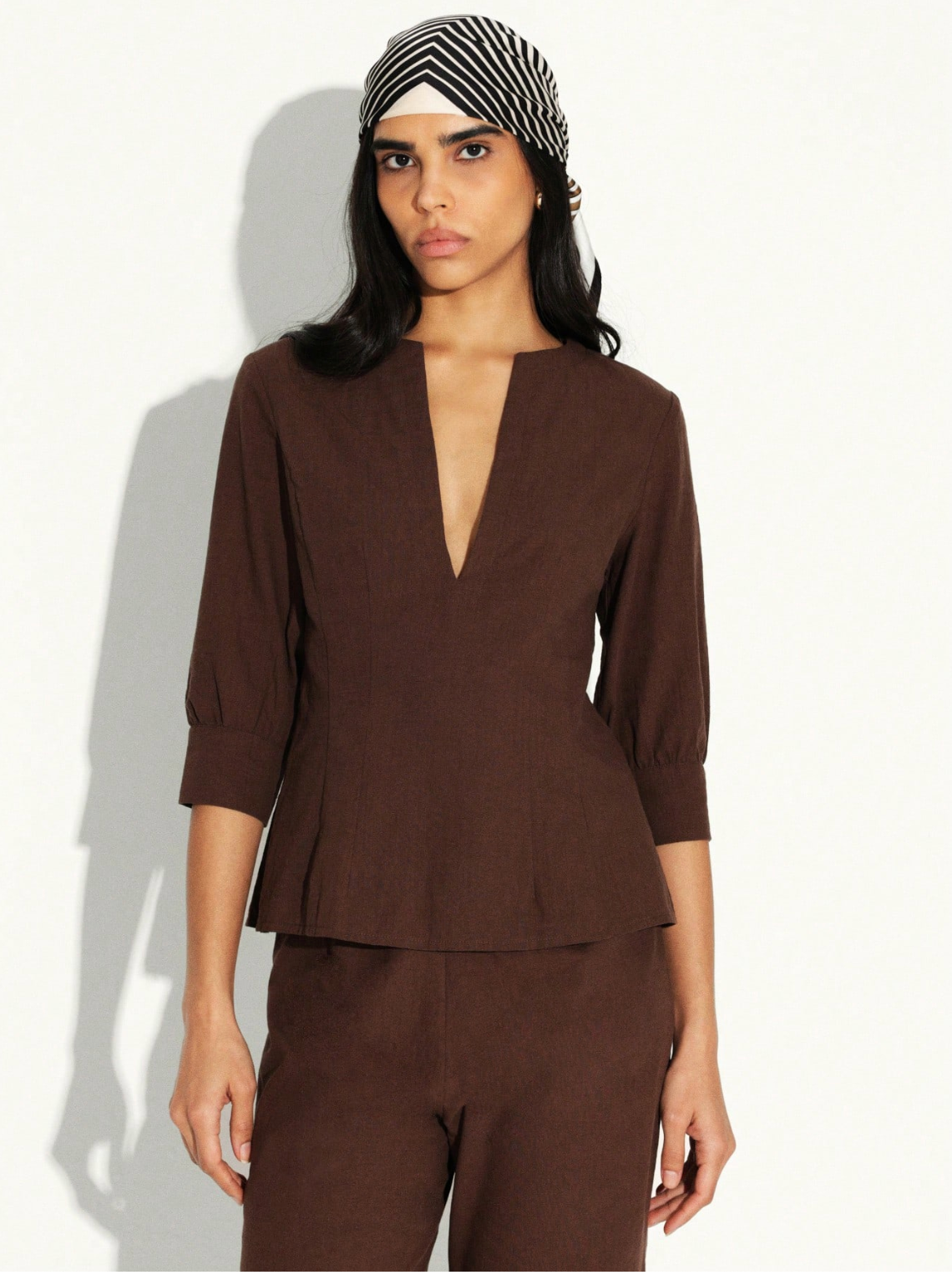 Millie Cotton Tailored Long Sleeves