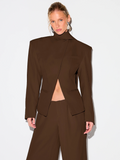 Agnes Tailored Blazer - Brown