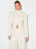 Agnes Tailored Blazer - Cream