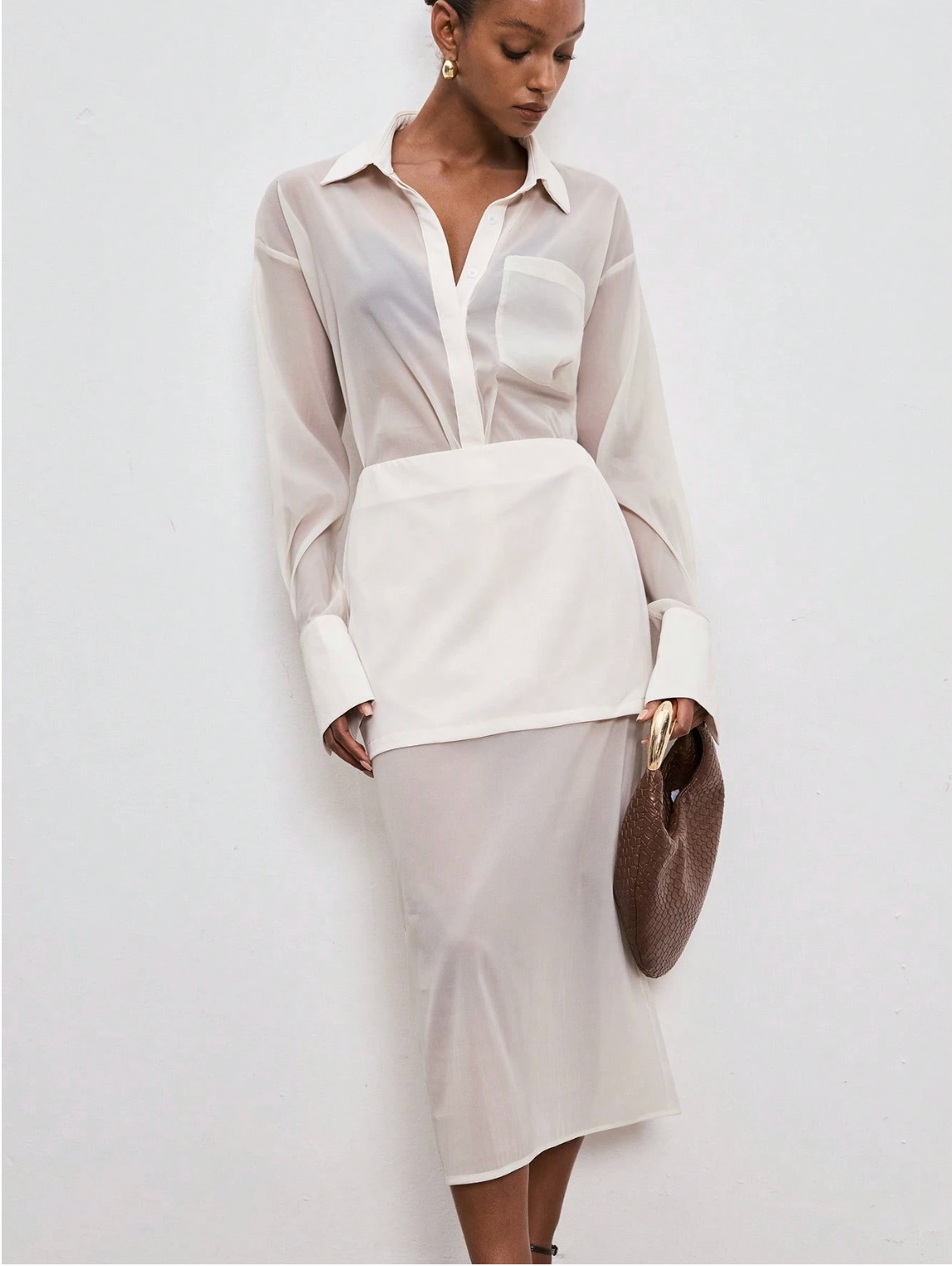 Pixie Sheer Relaxed Shirt