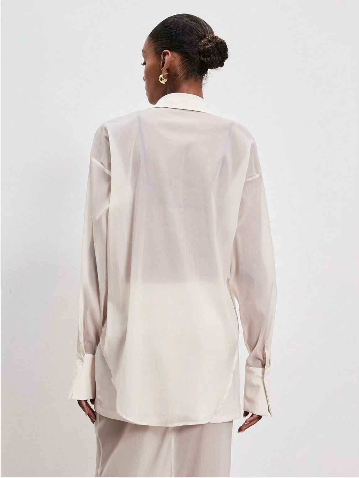 Pixie Sheer Relaxed Shirt