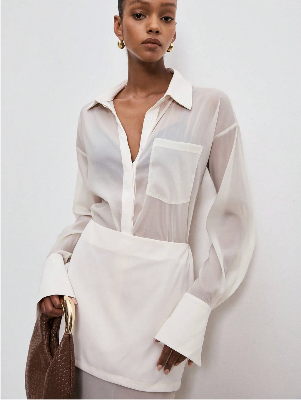 Pixie Sheer Relaxed Shirt