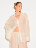 Haze Sheer Relaxed Shirt