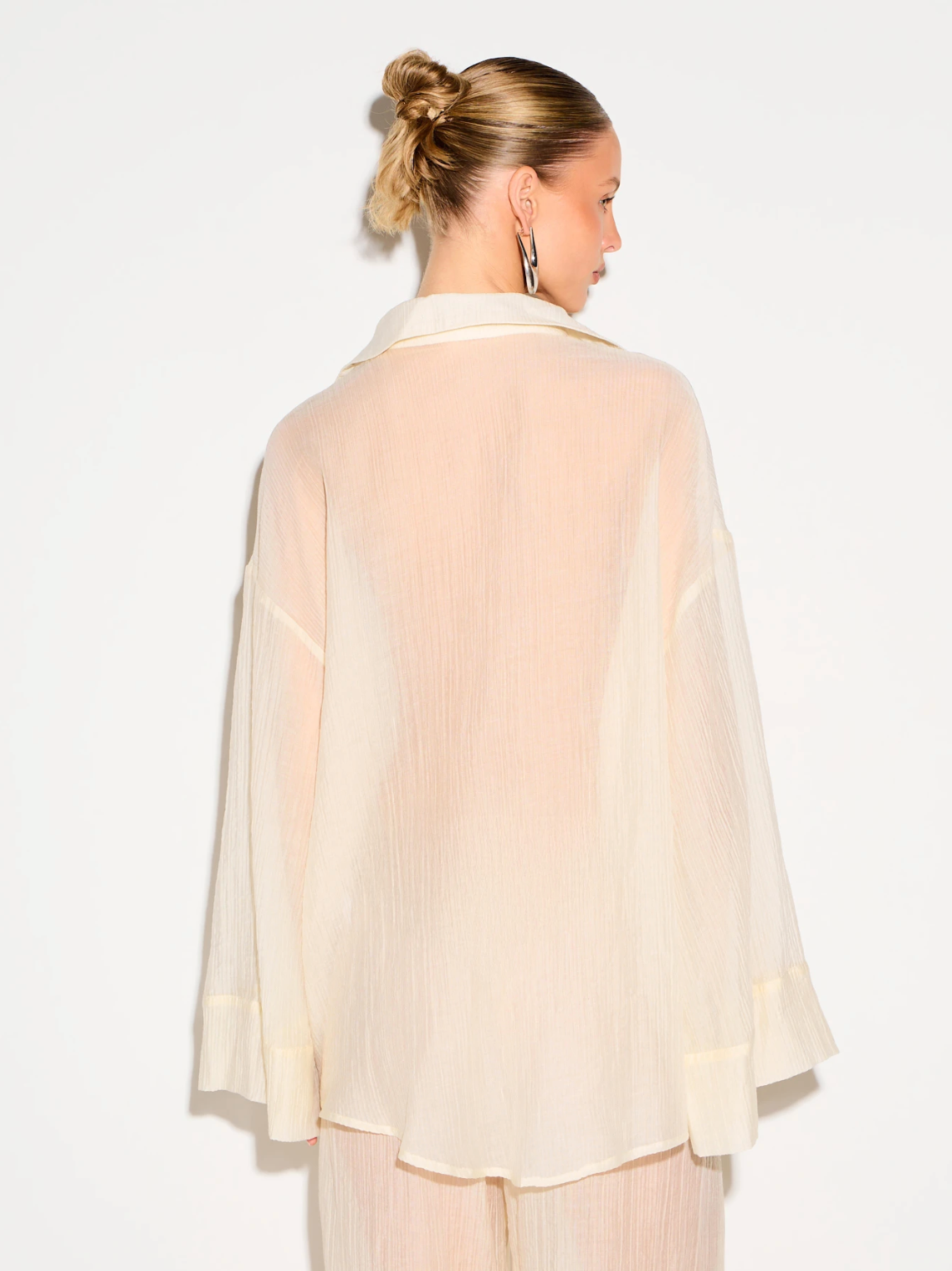 Haze Sheer Relaxed Shirt