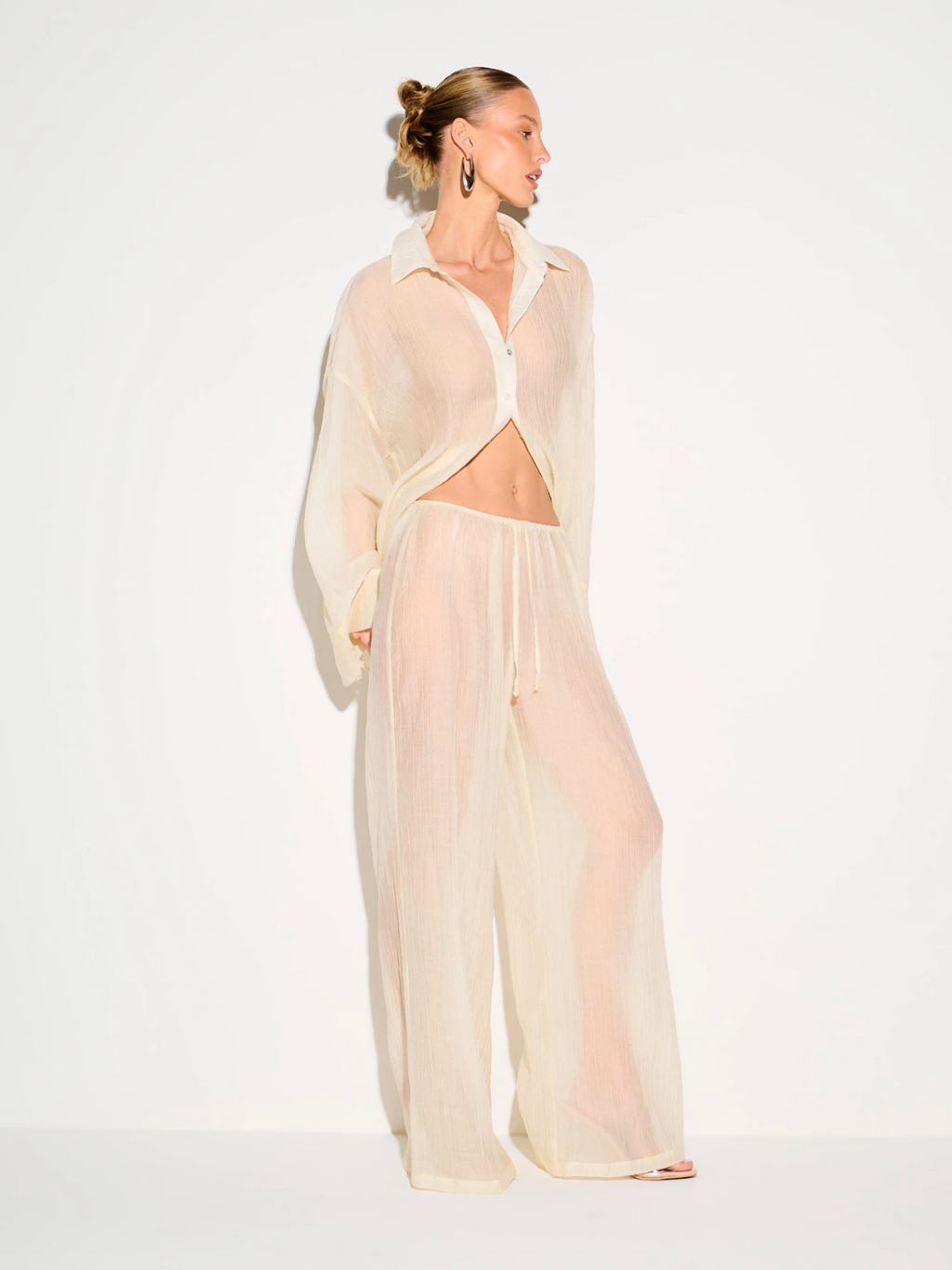 Haze Sheer Relaxed Shirt