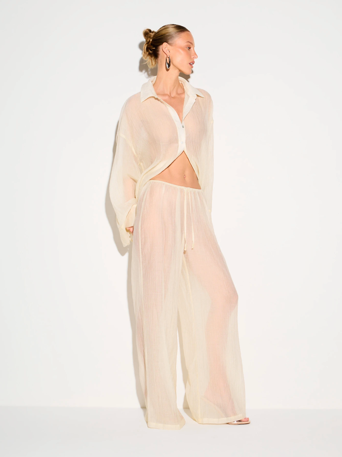 Haze Sheer Relaxed Shirt