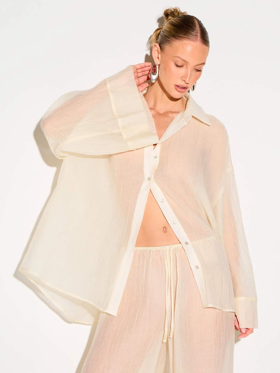 Haze Sheer Relaxed Shirt