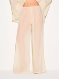Haze Sheer Wide-Leg Trousers