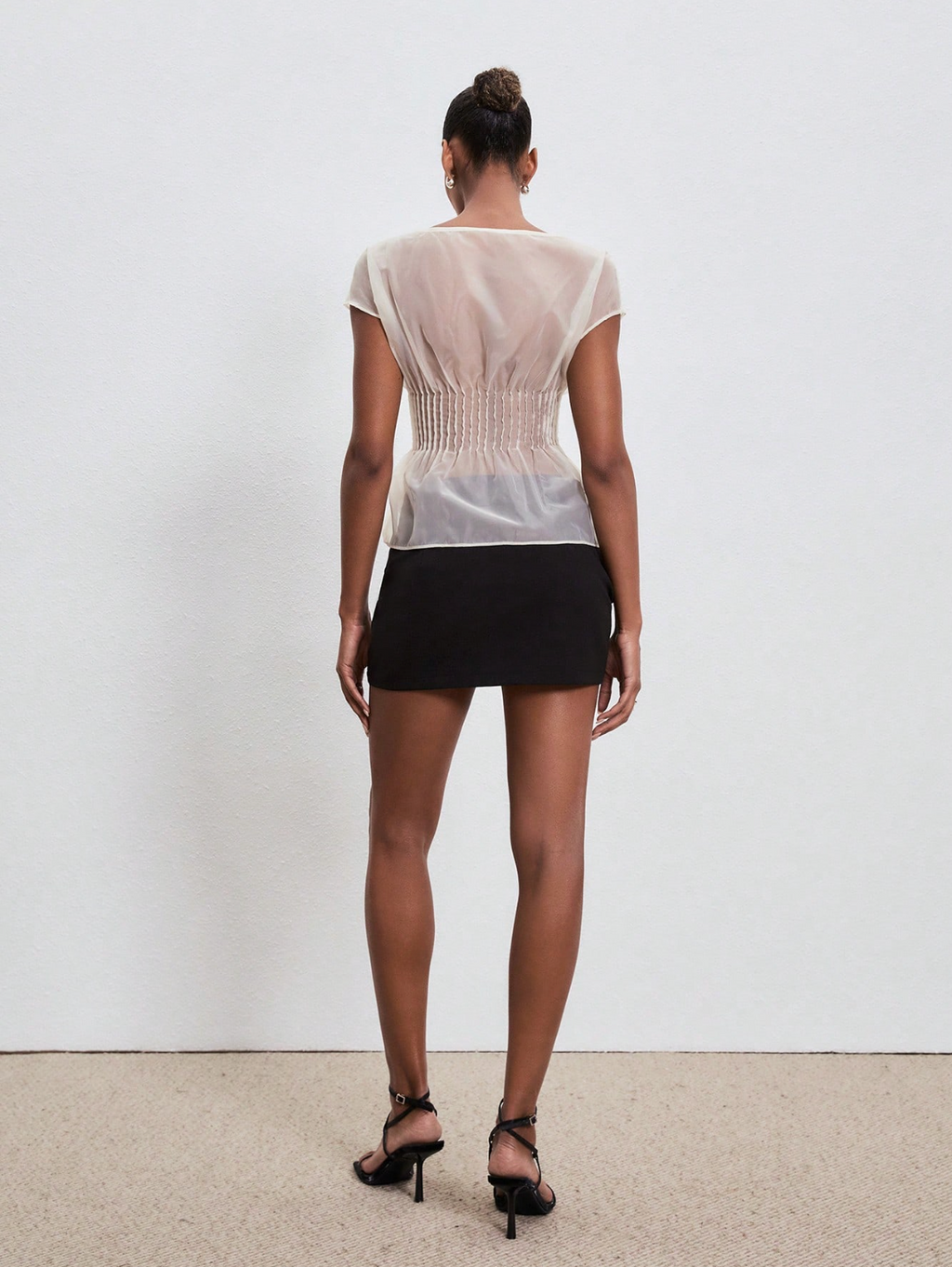Monica Sheer Silk Top