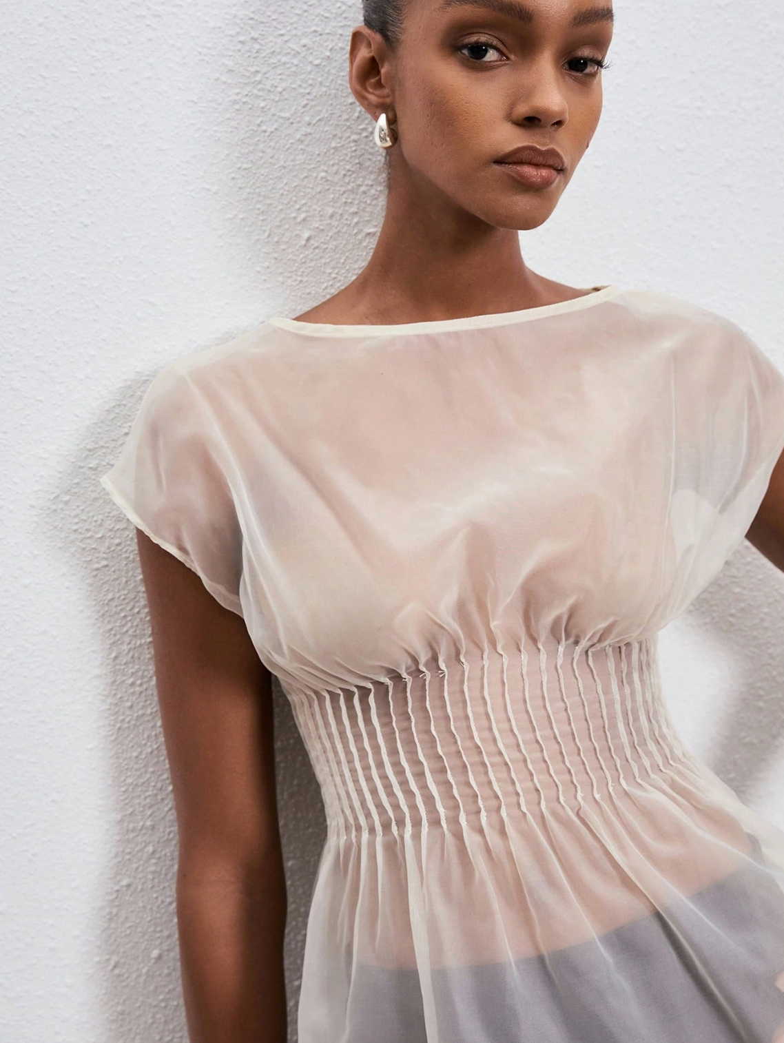 Monica Sheer Silk Top