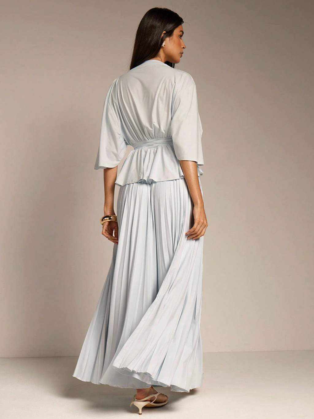 Dania Ruched Maxi Skirt