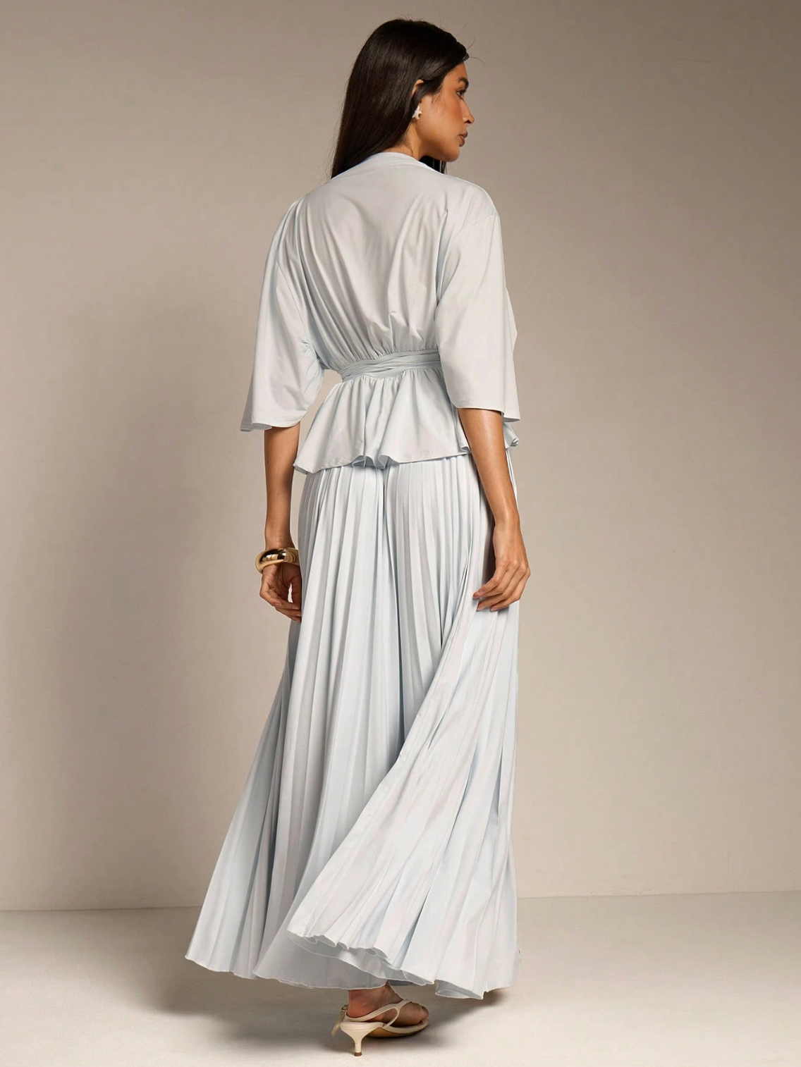 Dania Ruched Maxi Skirt