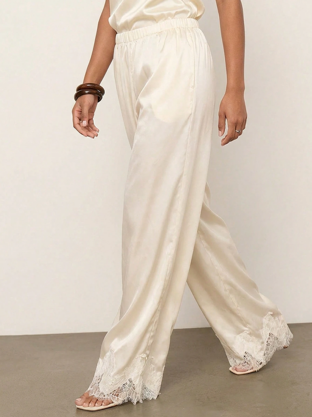 Ravello Satin Lace Pants