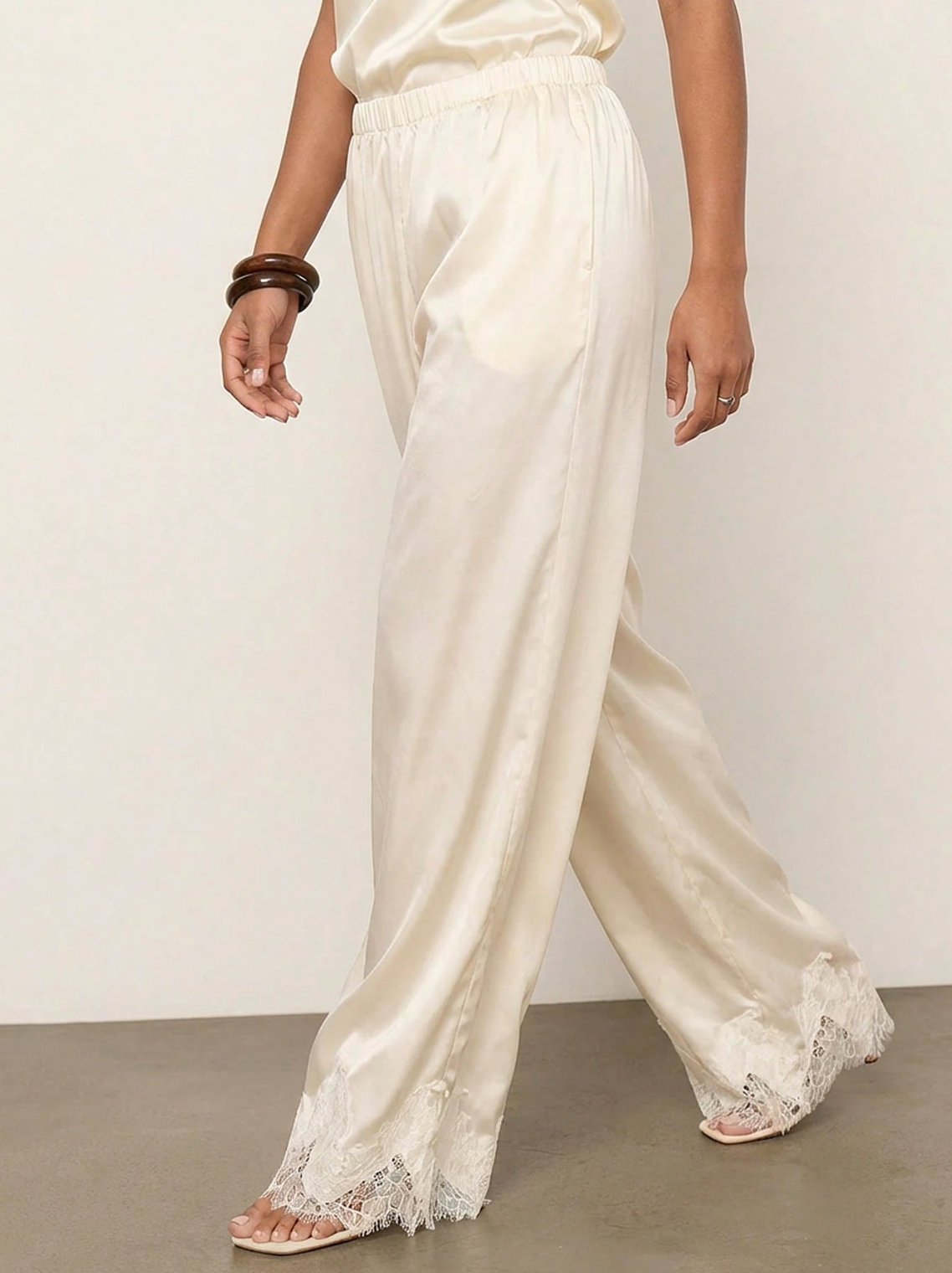 Ravello Satin Lace Pants