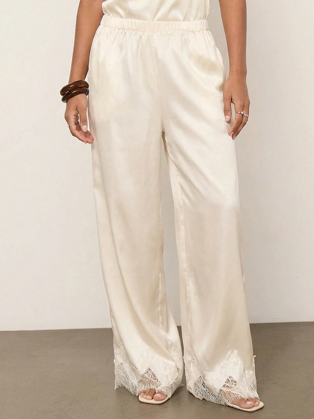 Ravello Satin Lace Pants