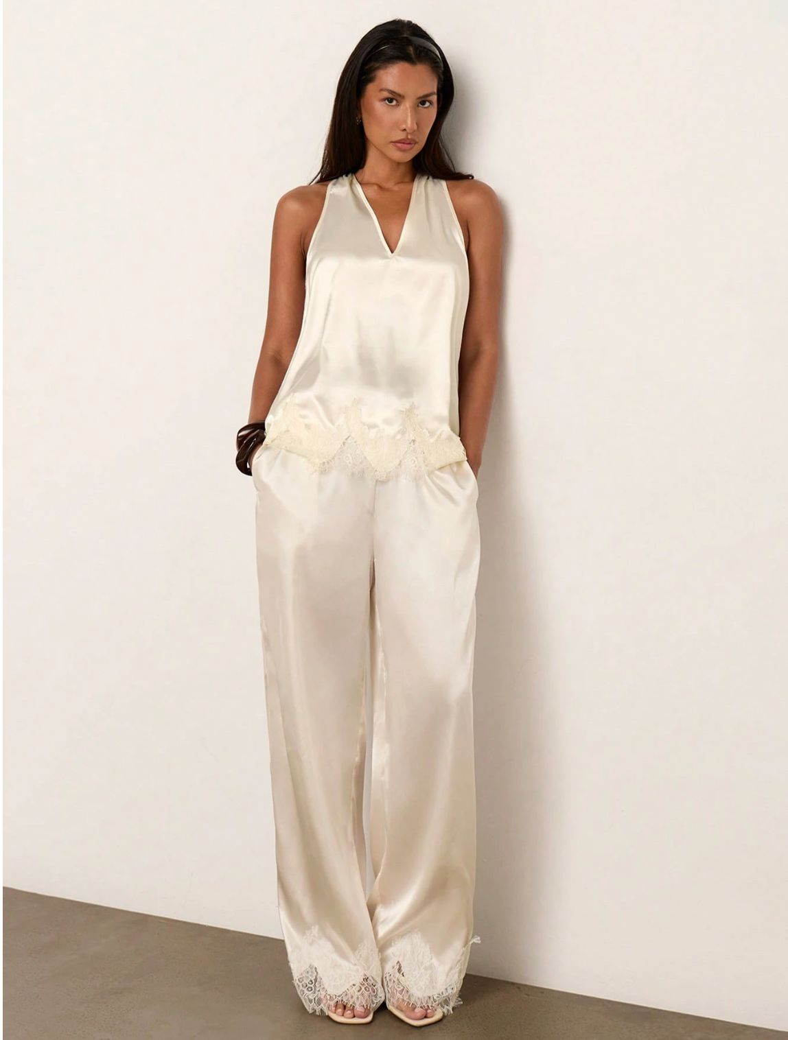 Ravello Satin Lace Top