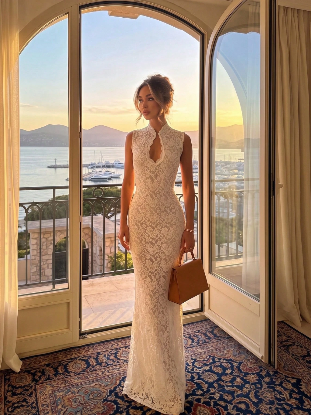 Zuri Lace Maxi Dress