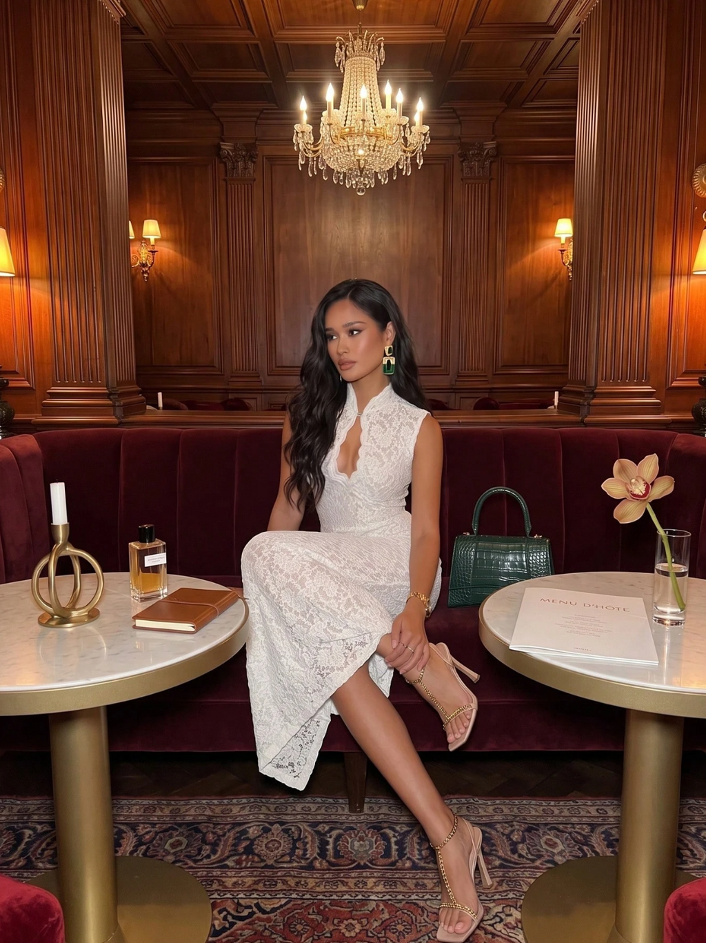 Zuri Lace Maxi Dress