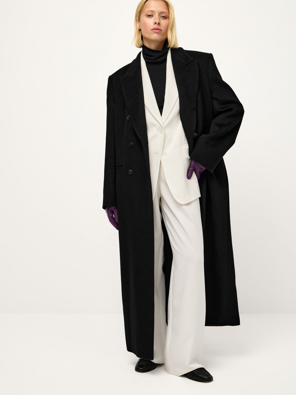 Statement coat Black