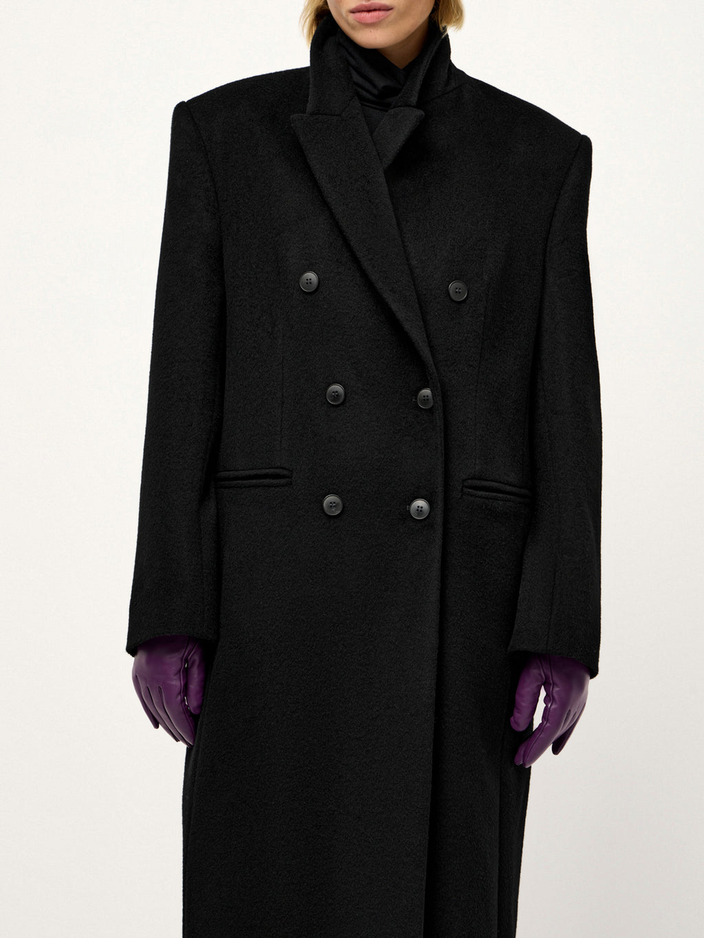 Statement coat Black