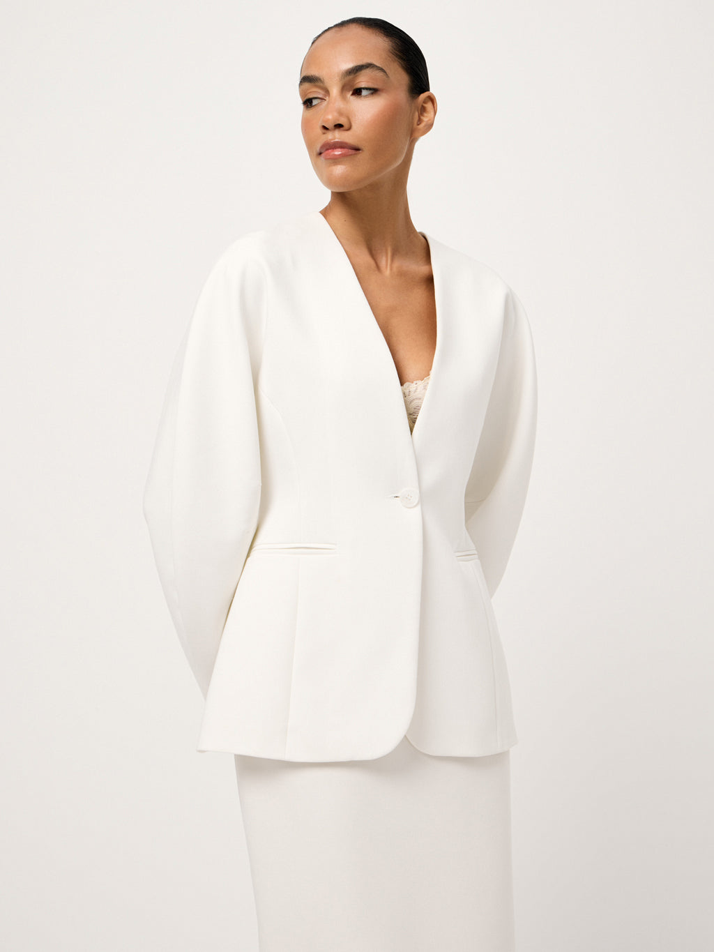 Milky Parfait Structured Jacket