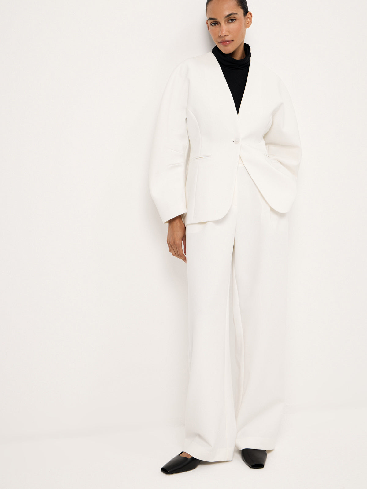 Milky Parfait Structured Jacket