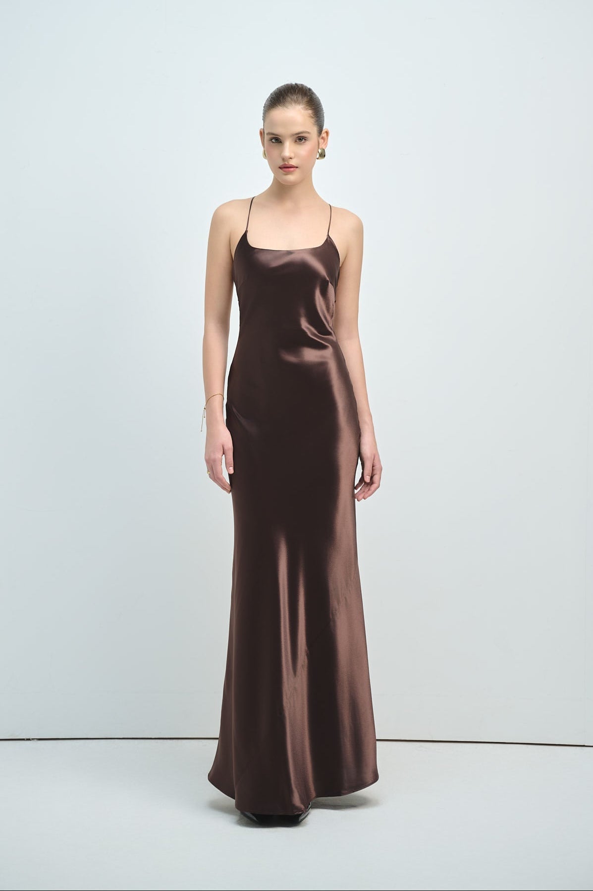 AMBER GOWN - CHOCOLATE