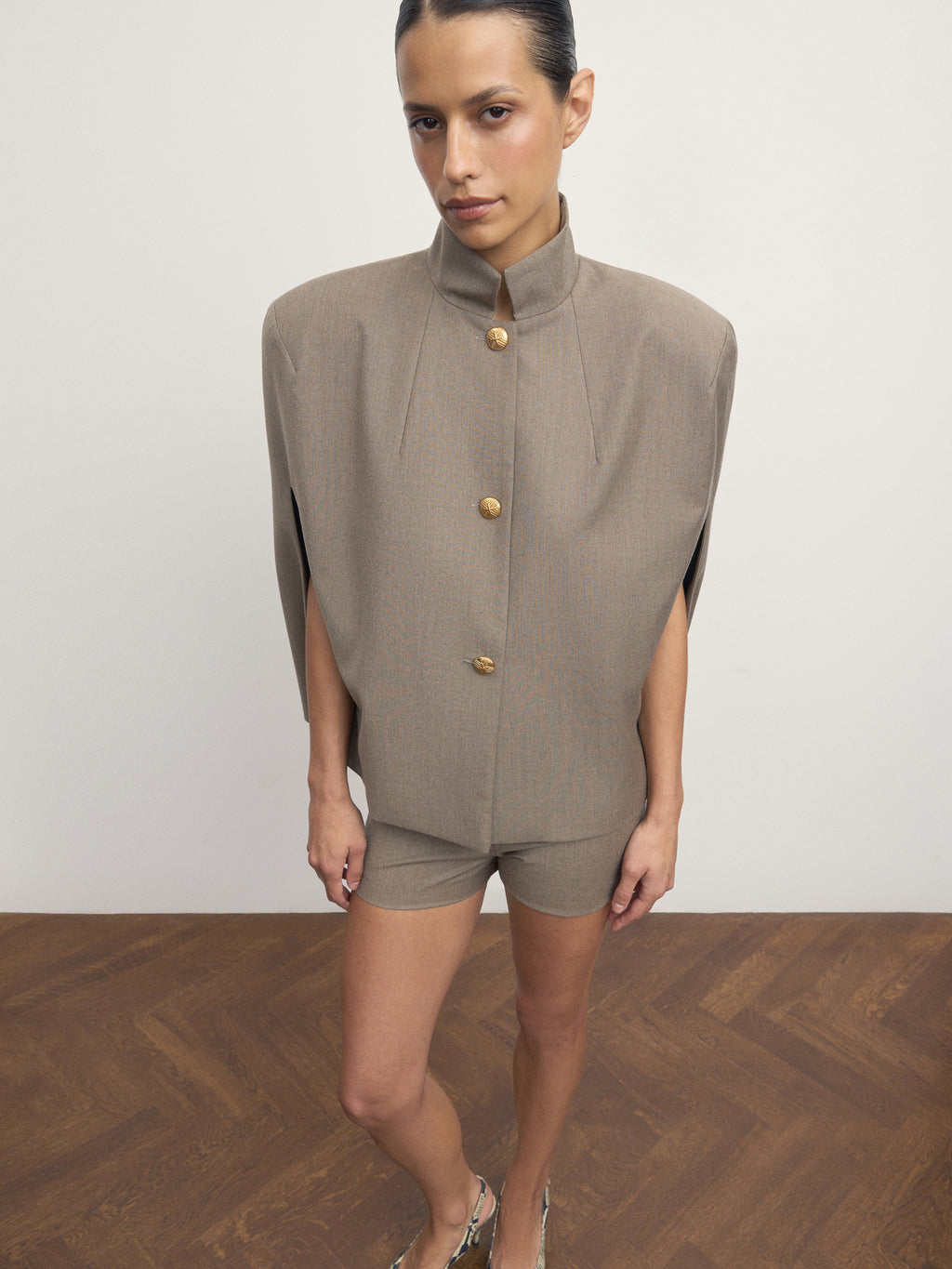 Кейп "Vintage" бежевый