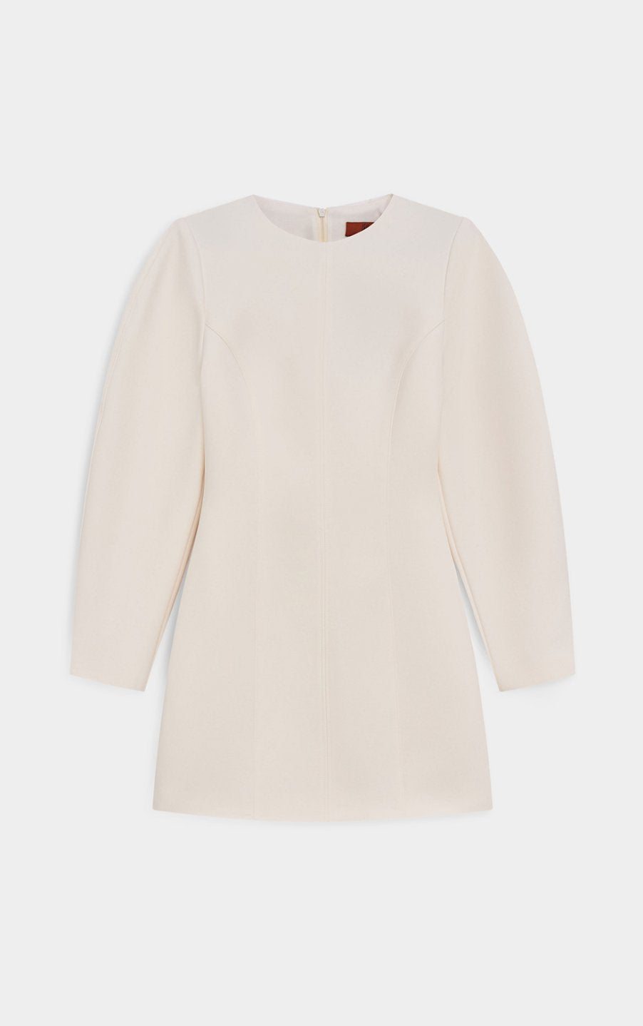 Long sleeve mini dress white