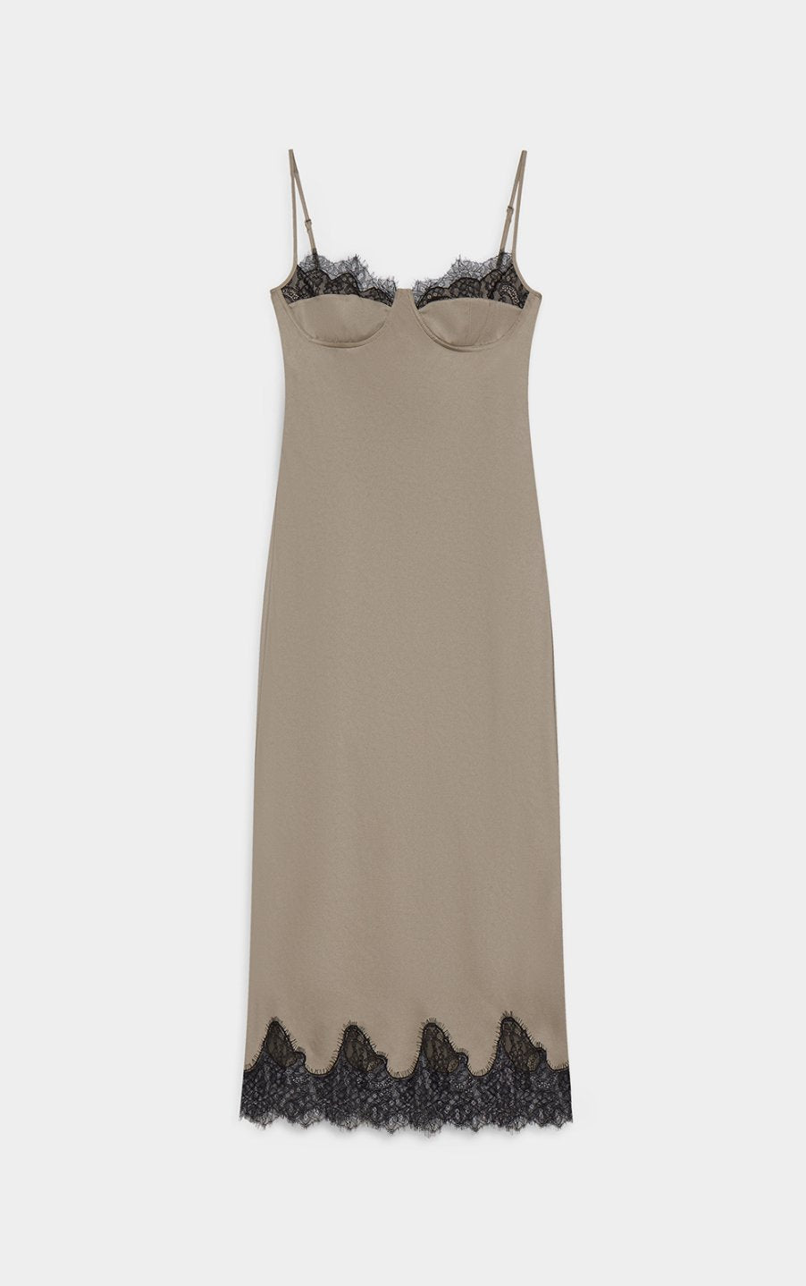 Midi slip dress