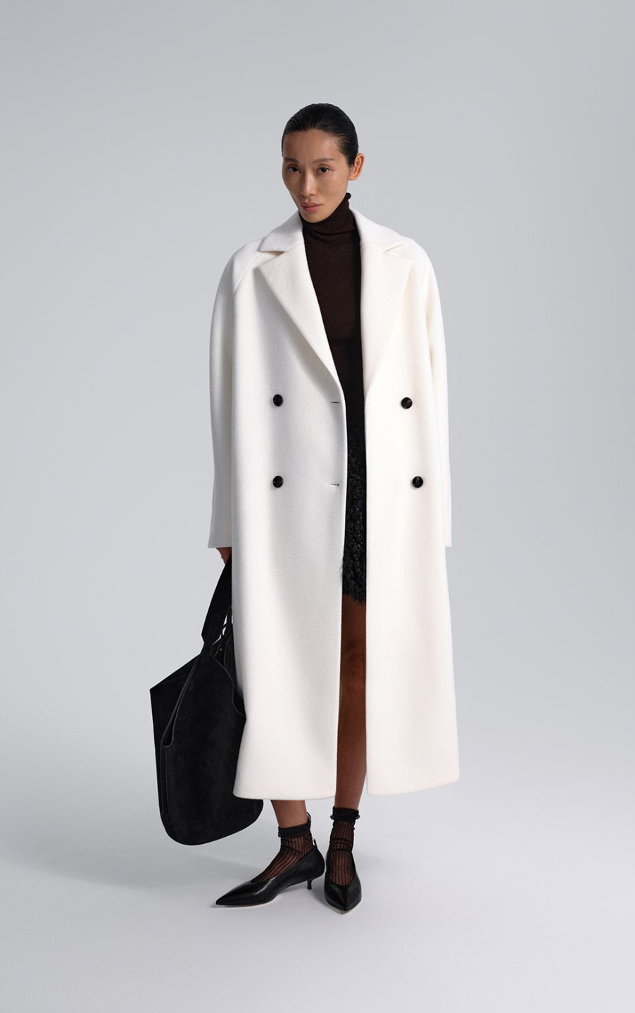 Double-breasted coat