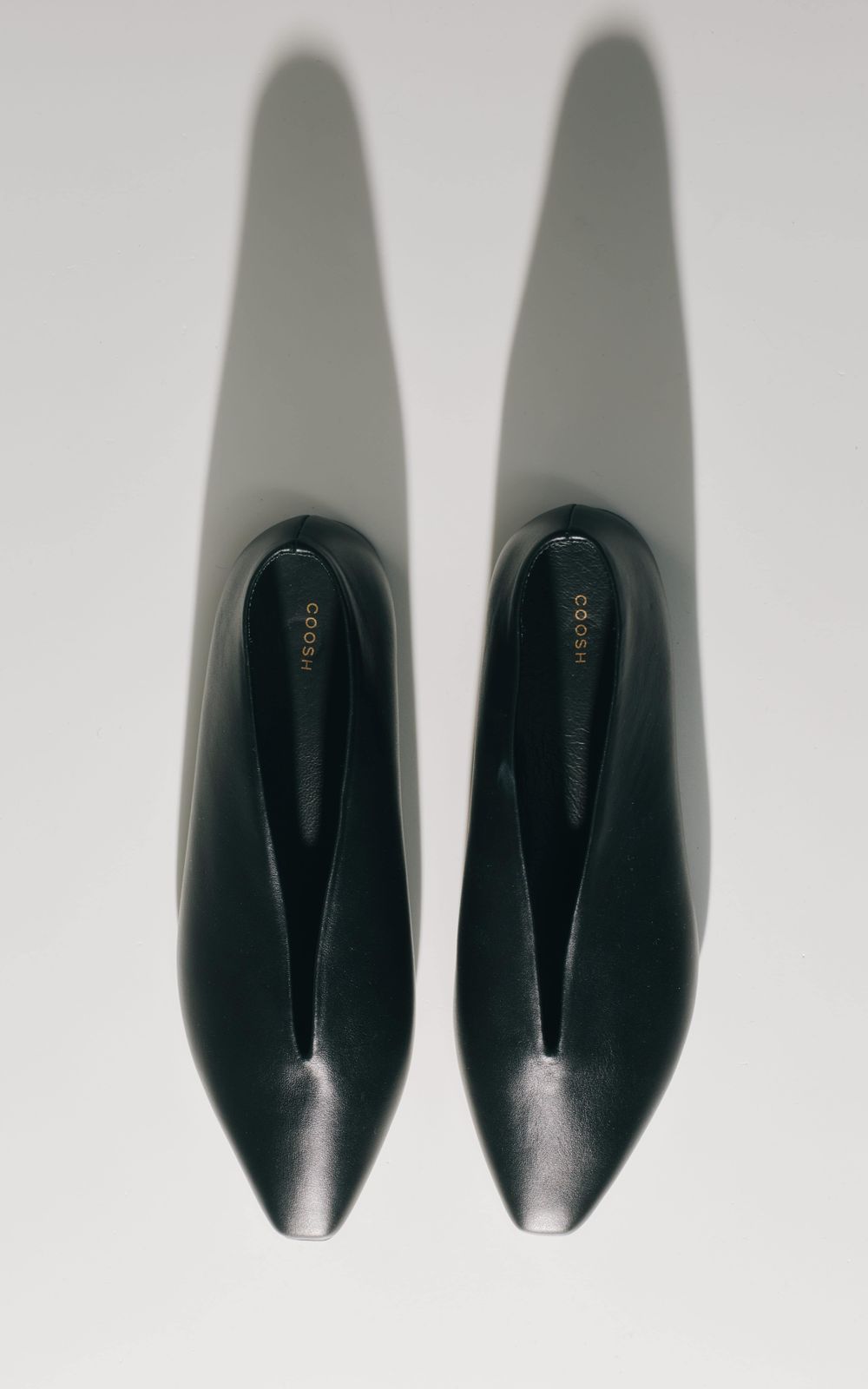 Leather Ballet Flats SCARLETT with Pointed Toe